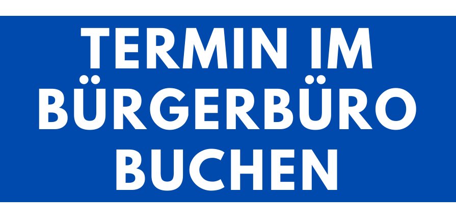 Button "Termin im Bürgerbüro buchen"