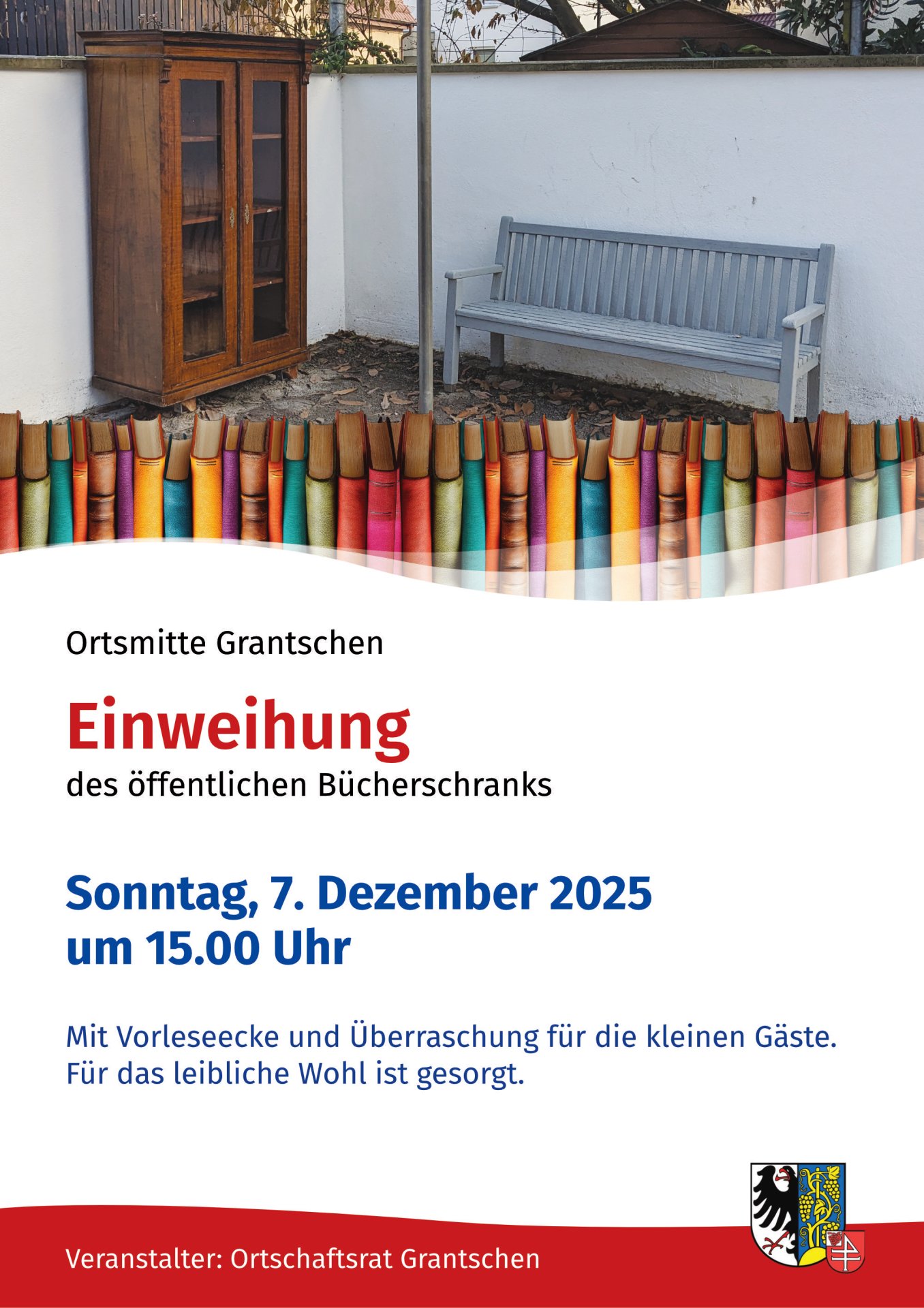 Plakat Bücherschrank