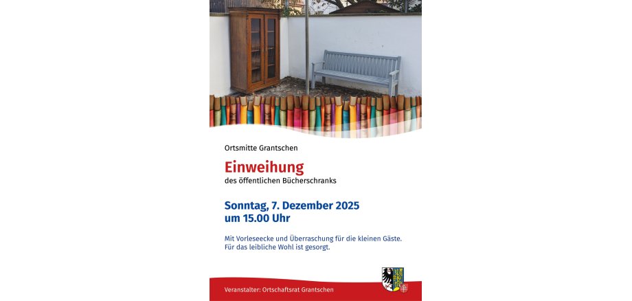Plakat Bücherschrank