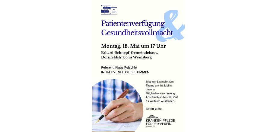 Patientenverfügung Gesundheitsvollmacht - 1