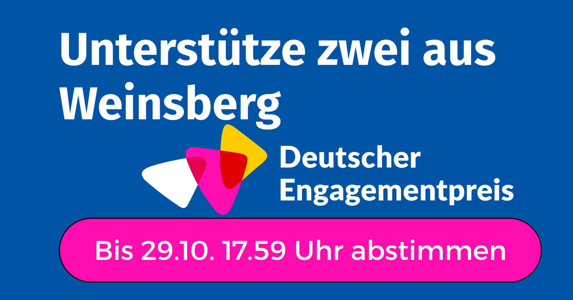 Aufruf Abstimmung Ehrenamtspreis 2026