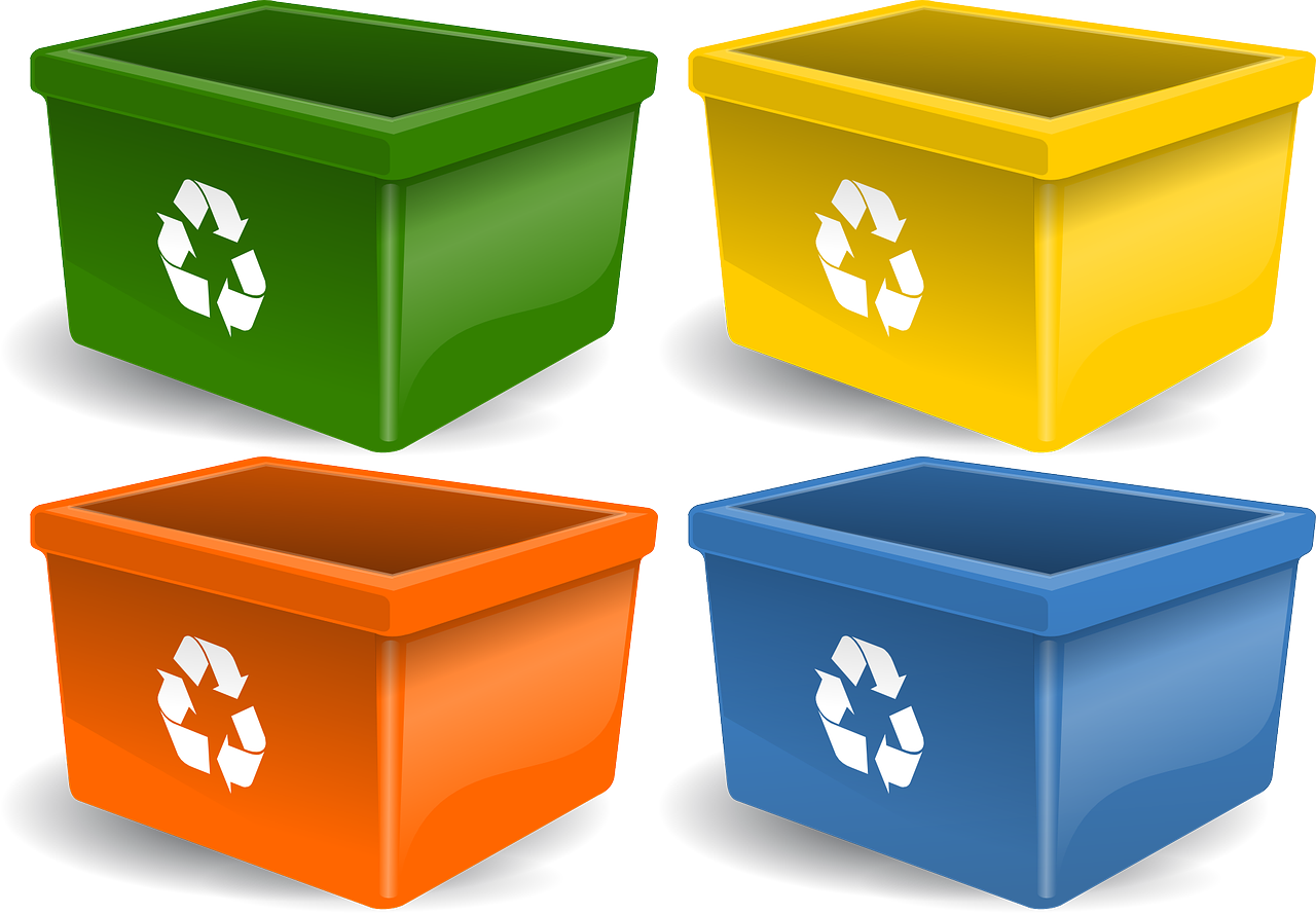 Recycling Sortierboxen
