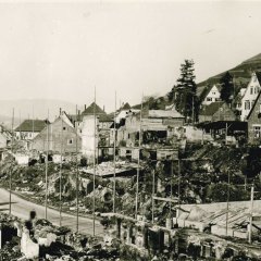  Trümmerfeld oberhalb der Hauptstraße