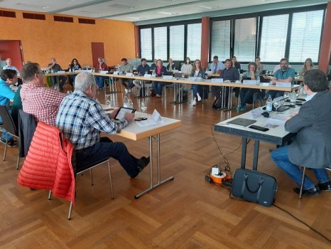Gemeinderat während der Klausurtagung
