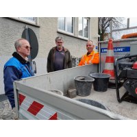 Unterstützung durch den städtischen Baubetriebshof Unterstützung durch den städtischen Baubetriebshof